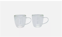 dbw010 Bialetti 2 шт. Набор стеклянных чашек Capri 160 мл