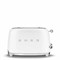Тостер Smeg TSF01WHMEU, мощность 950 ватт, регулировка степени обжаривания, функция подогрева